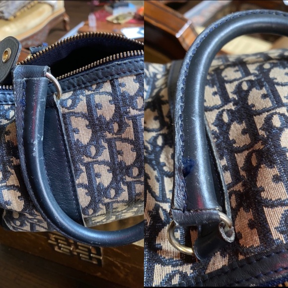 SOLD Authentic Vintage Dior Monogram Boston Bag - Picture 7 of 14